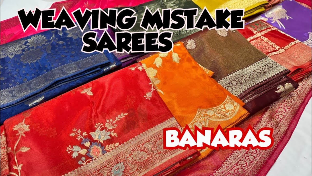  WEVING MISTAKE SAREE AT CHEAPEST PRICE 🤗😱