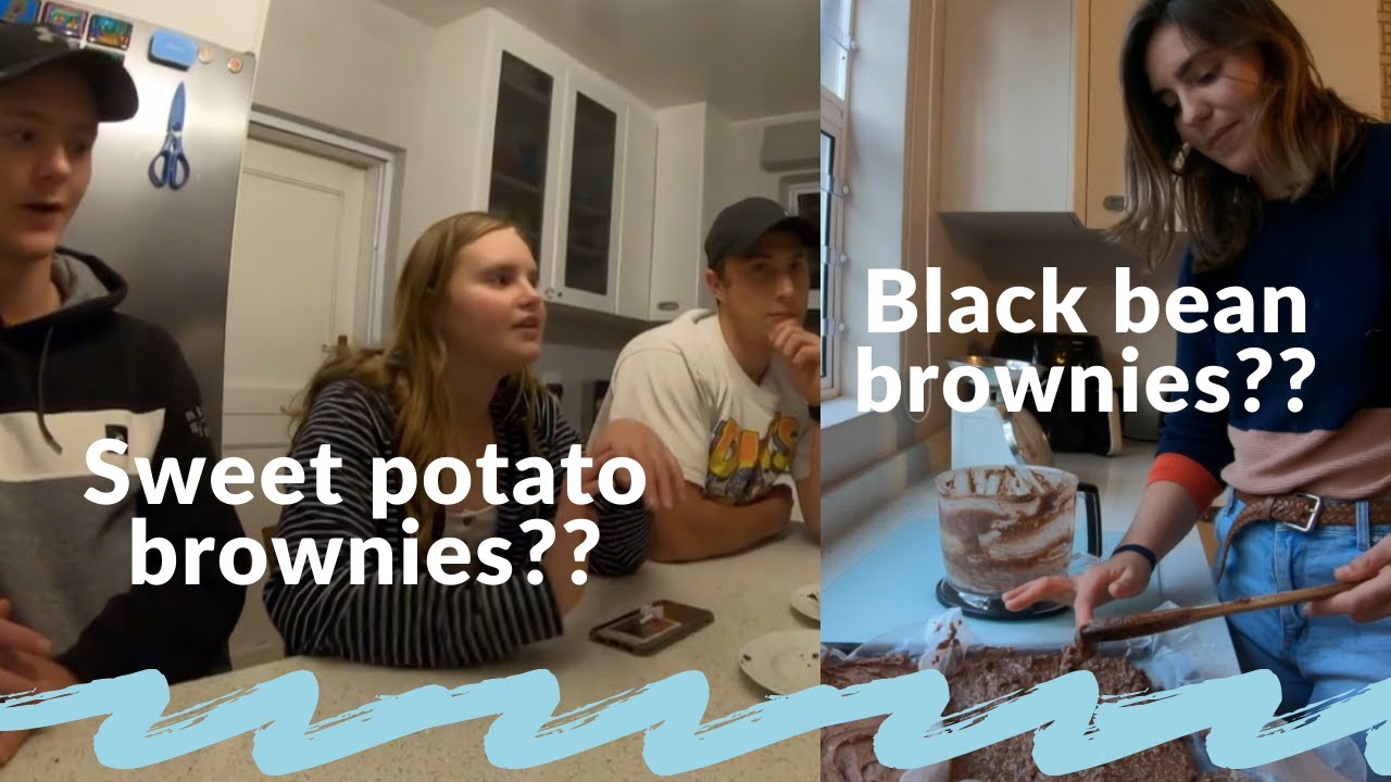 SWEET POTATO BROWNIES vs BLACK BEAN BROWNIES vs NORMAL BROWNIES My