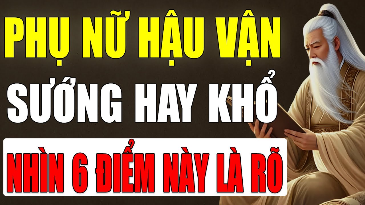 Cổ Nhân Tiết Lộ: Phụ Nữ Hậu Vận Sướng Hay Khổ Nhìn Vào 6 Điều Này Là Rõ