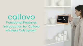 Functional Features Introduction Callovo Wireless Call System