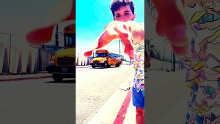 How? Tutorial? Inspired by #shorts #vfx #visualeffects #cgi #3d #visualeffects school bus #cganime