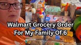 Walmart Grocery Haul $300