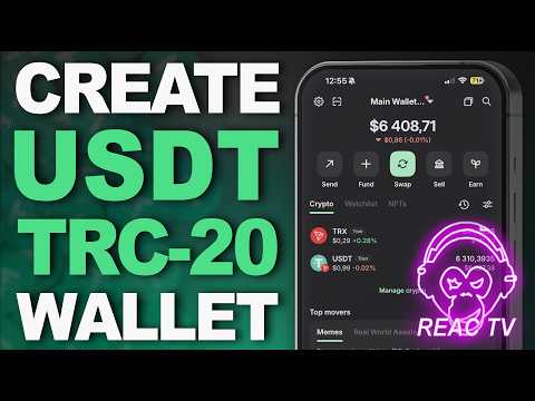 How to Create USDT TRC20 Wallet | How Send or Receive USDT | TRON TRX Network.