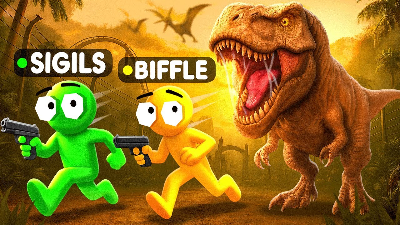 Hiding from Killer Dinos with Biffle