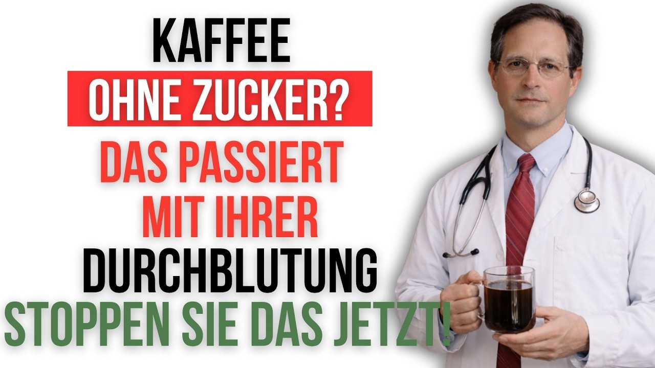 Kardiologe Warnt  Was Kaffee Ohne Zucker Täglich Mit Ihrer Durchblutung Macht! Dr. Klaus Müller