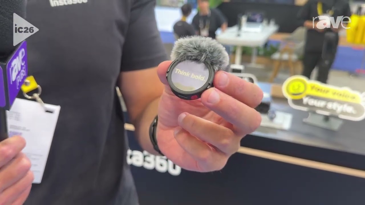 InfoComm 2026: Insta360 Explains Mic Pro High-Performance Wireless Microphone With ePaper Display