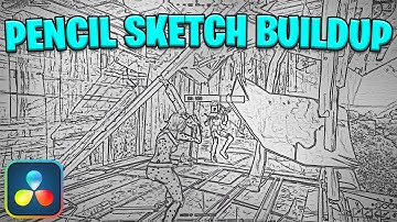 UNIQUE *Pencil Sketch Buildup* for Fortnite Montages | DaVinci Resolve (Tutorial + Free Presets)