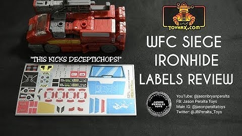 JPT TOYHAX REPROLABELS REVIEW: WAR FOR CYBERTRON SIEGE IRONIDE LABELS
