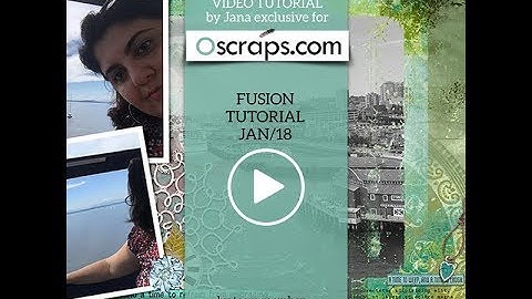 Digital Scrapbook Layout Tutorial