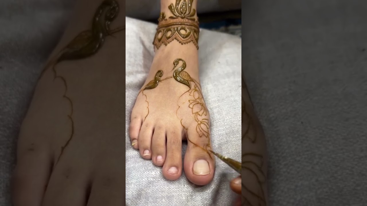 Foot Mehandi designs 