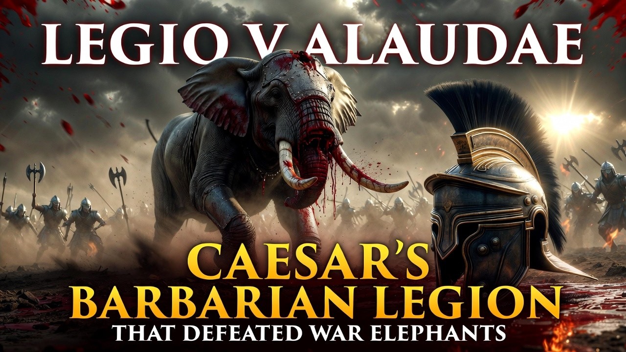 Legio V Alaudae: Julius Caesar's Barbarian Legion That Defeated War Elephants