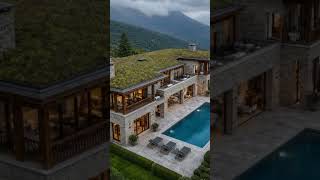 Abandoned European Stone Mansion Fully Restored — Mountain Lake Villa Transformation Day &amp; Night