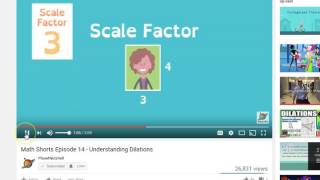Math Shorts Dilations