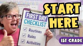 First Day of School Activities for Grade 1 | 10 Must Teach Routines For First Grade