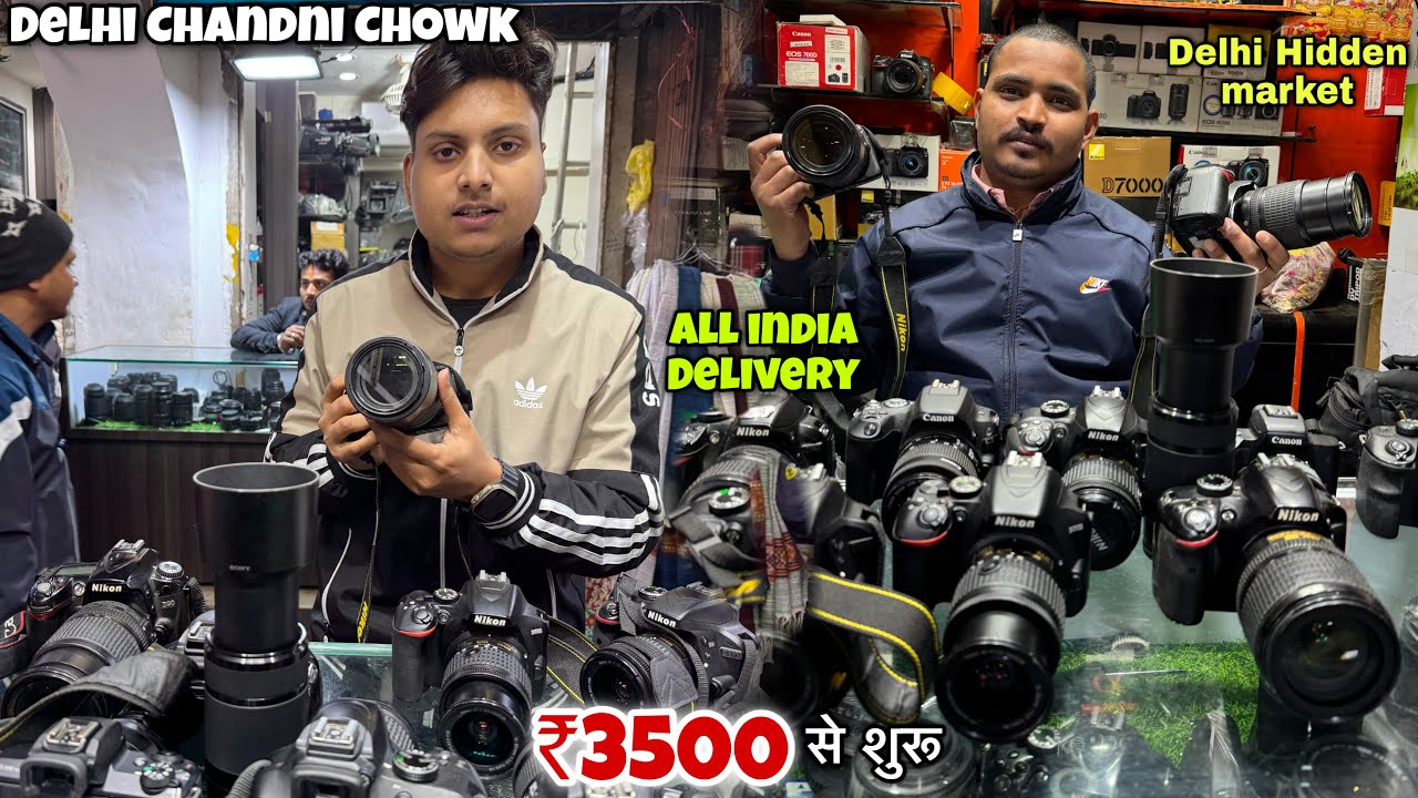 DSLR Camera 5000/-| Cheapest Camera Market In Delhi | Chandni chowk Camera Market In Delhi 2026