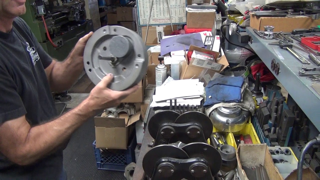 1958 FLH panhead 101 lowerend rebuild FLH 74ci flywheel balancing