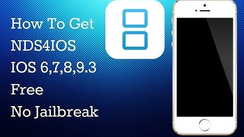 How To Play Nintendo DS Games on IOS 6,7,8,9.3 (NDS4IOS)