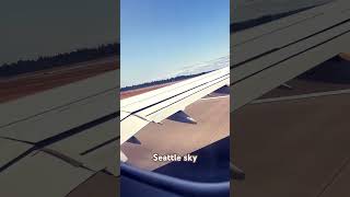 Seattle Sky. #fyp #jet #fly