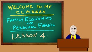 Family Economics / Personal Finance, Lesson 4, Financial Positions