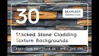 30 Stacked Stone Cladding Texture Backgrounds Stock Graphics Download