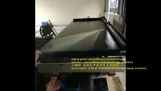 shaking table separation  for  copper sample  testing