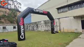 Outdoor Advertising Inflatable Entrance Arch Inflatable Race Start Finish Line Arch for Festivals
