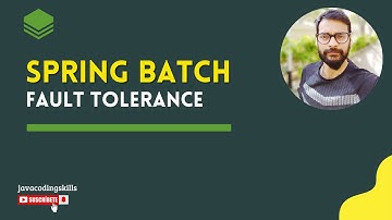 Fault tolerance in spring batch using SkipPolicy.