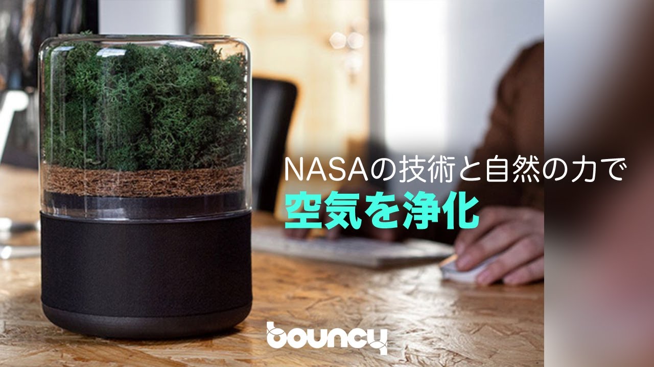 自然の力で空気を浄化！NASAの技術を使用した空気清浄機「Briiv