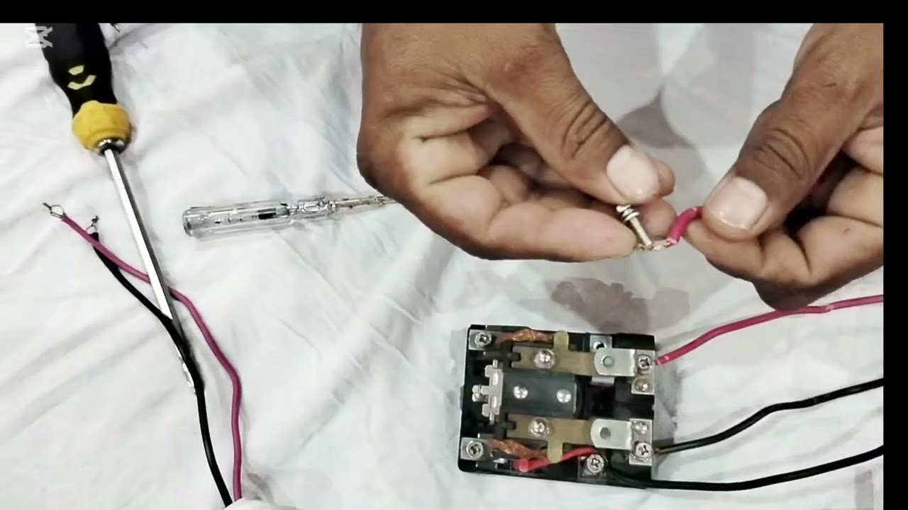 AK motor ko 2 alag alag meters se connection kaise karte ha 