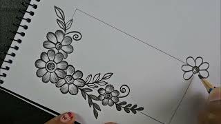 Border Design By Pencil Border Design For Project Front Page Border Design Project Work Design