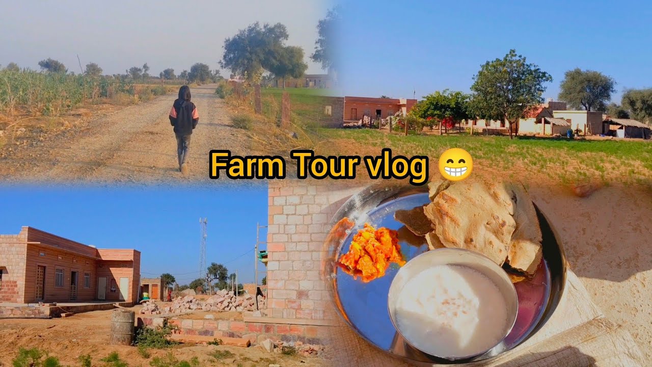 Farm Tour Vlog 😁🫣| Sardiyon men gaon ki beauty.❄️😍