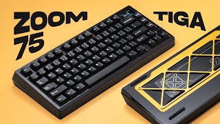 Meletrix Zoom75 Tiga Build Review Sound Test Cork Sandwich