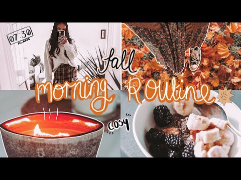 autumn morning routine