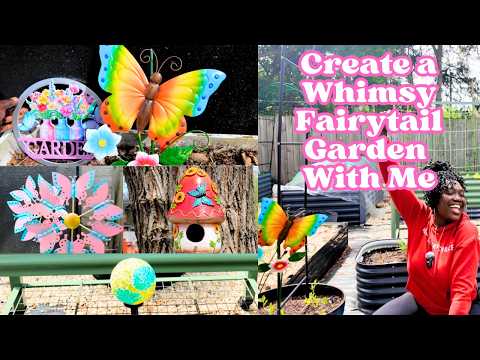 Wait Till You See These Whimsical Garden Touches 🦋 My Garden So Much More Magical 🧚🏾‍♀️