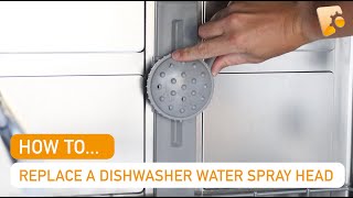 Large items not cleaning? How to Attach or Replace a Bosch Dishwasher Water Spray Head