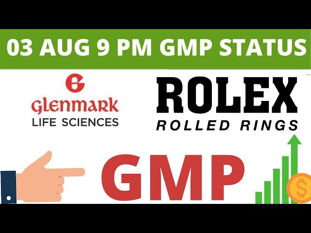 ग्लेनमार्क और रोलेक्स रिंग्स आईपीओ: जानिए जीएमपी और लिस्टिंग डेट से जुड़ी  हर एक बात | know Glenmark Life Sciences and Rolex Rings IPO listing Date  details check here gmp details also |