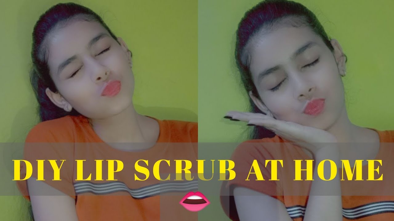 DIY LIP SCRUB for Pigmentation/Dry/Chapped Lips || DIY Homemade Scrub || Get glossy Pink Lips ||