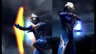 [PS2] Ultraman Nexus Beam Struggles - Nexus Junis Blue vs All Ultras