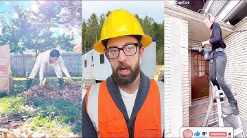Smart construction skills and workers leave onlookers amazed👷✅ #skills #workers #hacks #amazing 
