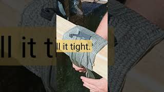 How to put on an Israeli Bandage.