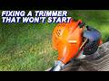 Fixing A Trimmer That Won't Start