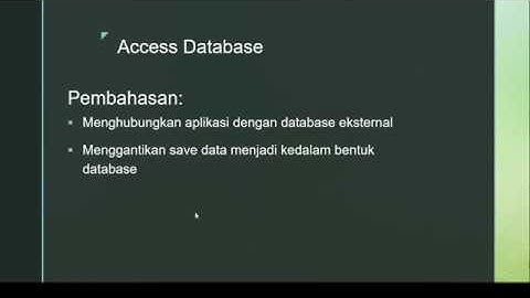 Indusoft Web Studio - Tutorial Access Database
