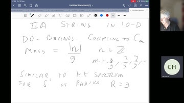 Chris Hull - Duality Symmetry in String Theory (Part 7/7)