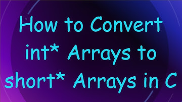 How to Convert int* Arrays to short* Arrays in C