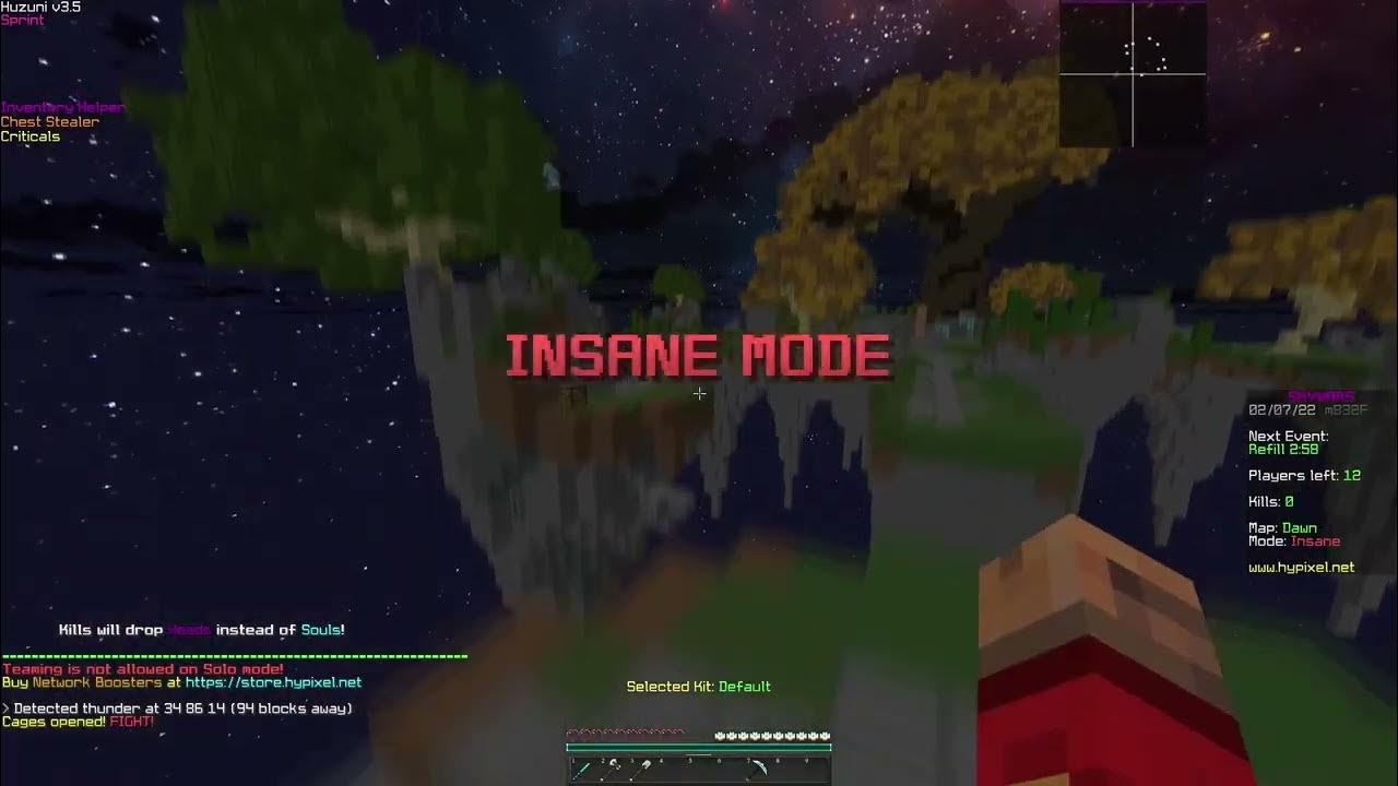 Huzuni client bypass hypixel 3minutes youtube