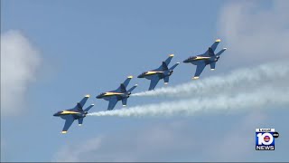 Wet weather doesn t put damper on air show in Fort Lauderdale