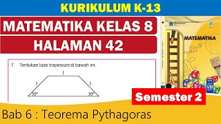 MATEMATIKA KELAS 8 HALAMAN 42 SEMESTER 2 KURIKULUM K-13