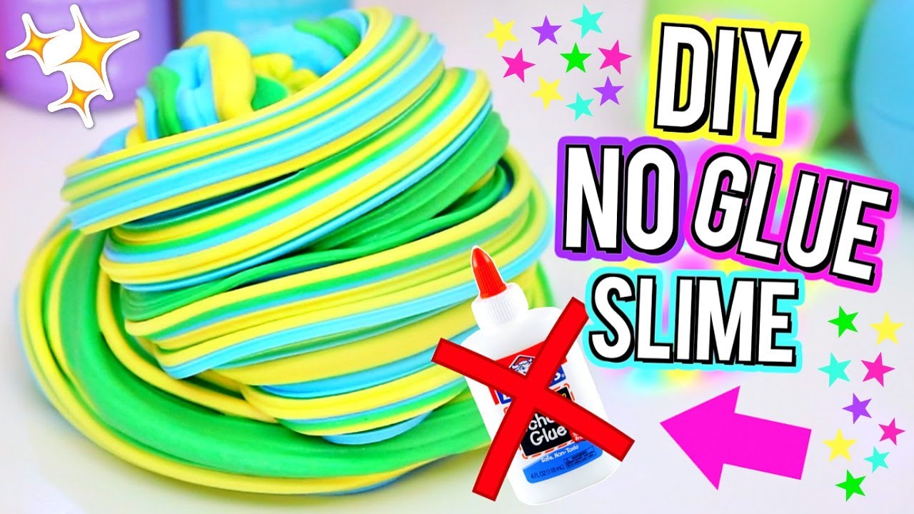 DIY Fluffy Slime WITHOUT GLUE! How To Make The BEST SLIME with NO GLUE!