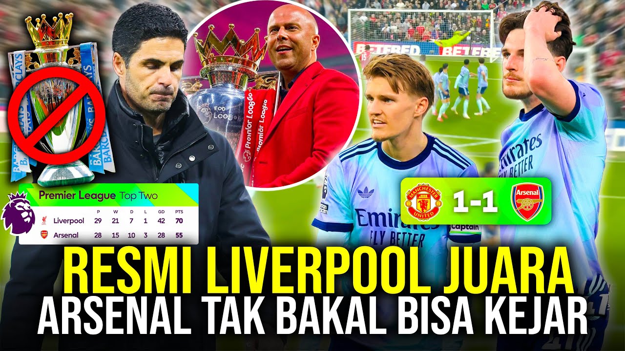 ⁣PERSAINGAN JUARA LIGA INGGRIS 2025 TELAH BERAKHIR IPUL JUARA USAI ARSENAL KEHABISAN BENSIN