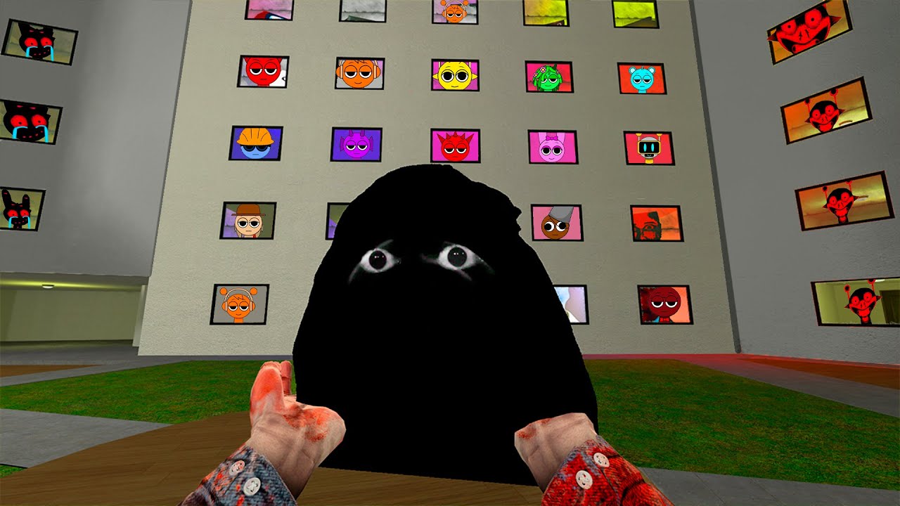 BIG SAD NIGHTMARE PINK SPRUNKI FAMILY, FROM FULL HOTEL OF ANGRY MUNCI, MORE NEXTBOTS, OBUNGA in Gmod